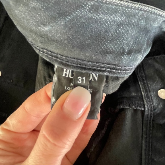 Hudson Collins Skinny Super Stretch Jeans Size 31 Black - Picture 9 of 10